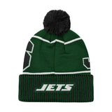 Jets Youth Highlight Cuffed Hat w/Pom