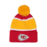 Kansas City Chiefs Lets Play Pom Cuffed Knit Hat - Denny's