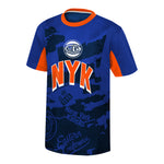Knicks Down Screen Sublimated Tee - Denny's