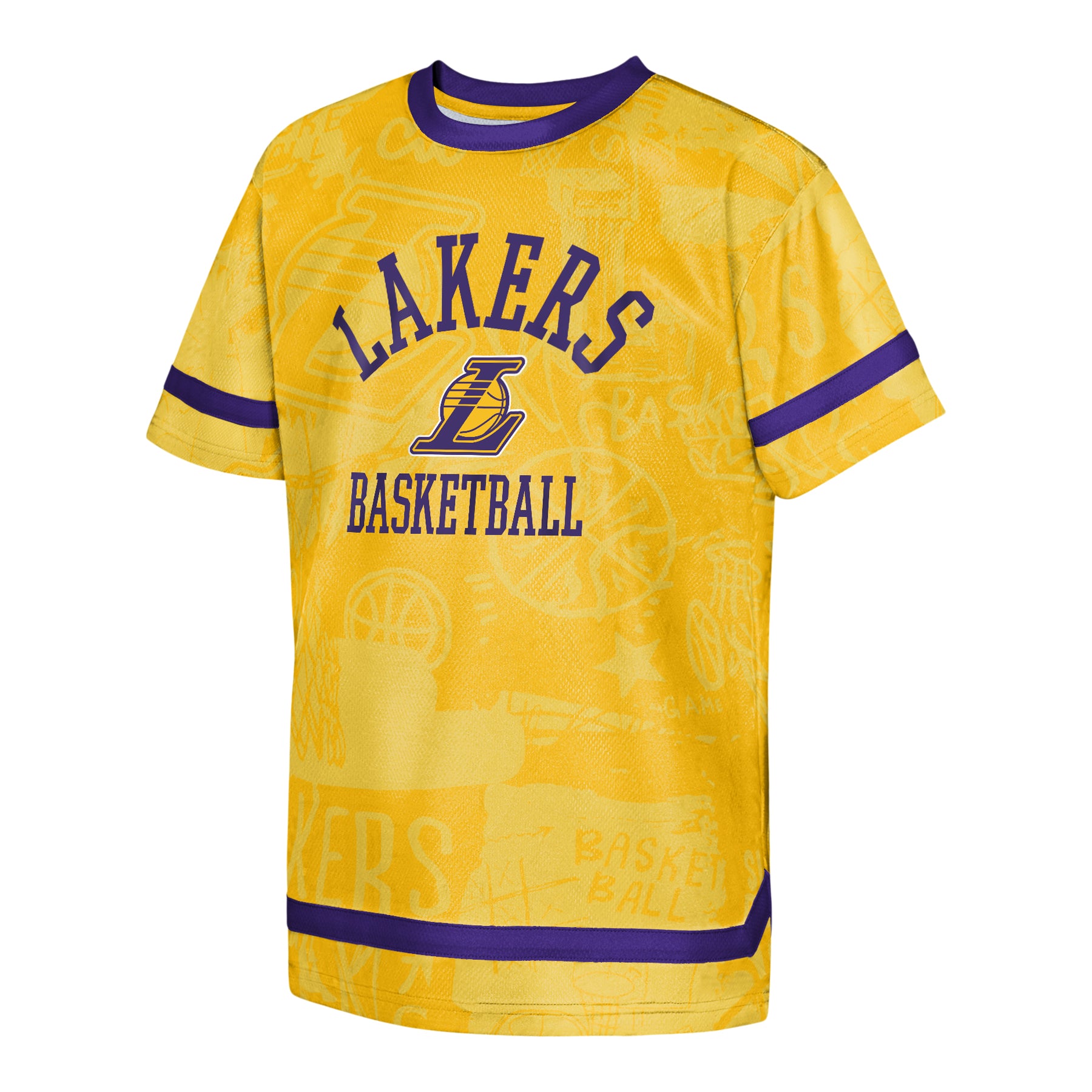 Lakers Getting Up Printed Shooter Tee - Denny's