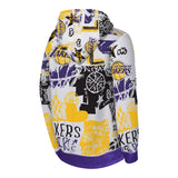 Lakers Wild Style Sublimated Hoodie - Denny's