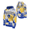 Warriors Wild Style Sublimated Hoodie - Denny's
