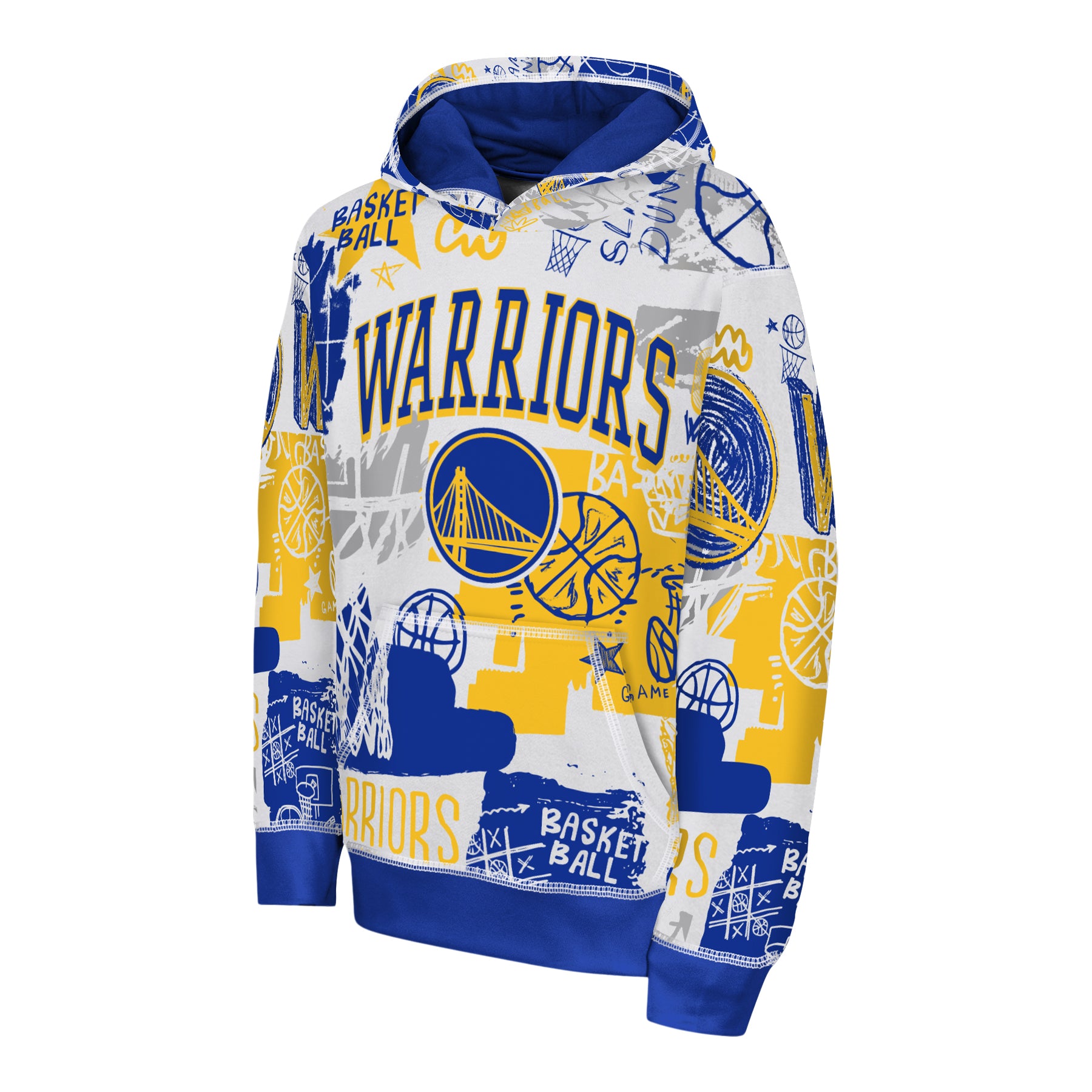 Warriors Wild Style Sublimated Hoodie - Denny's