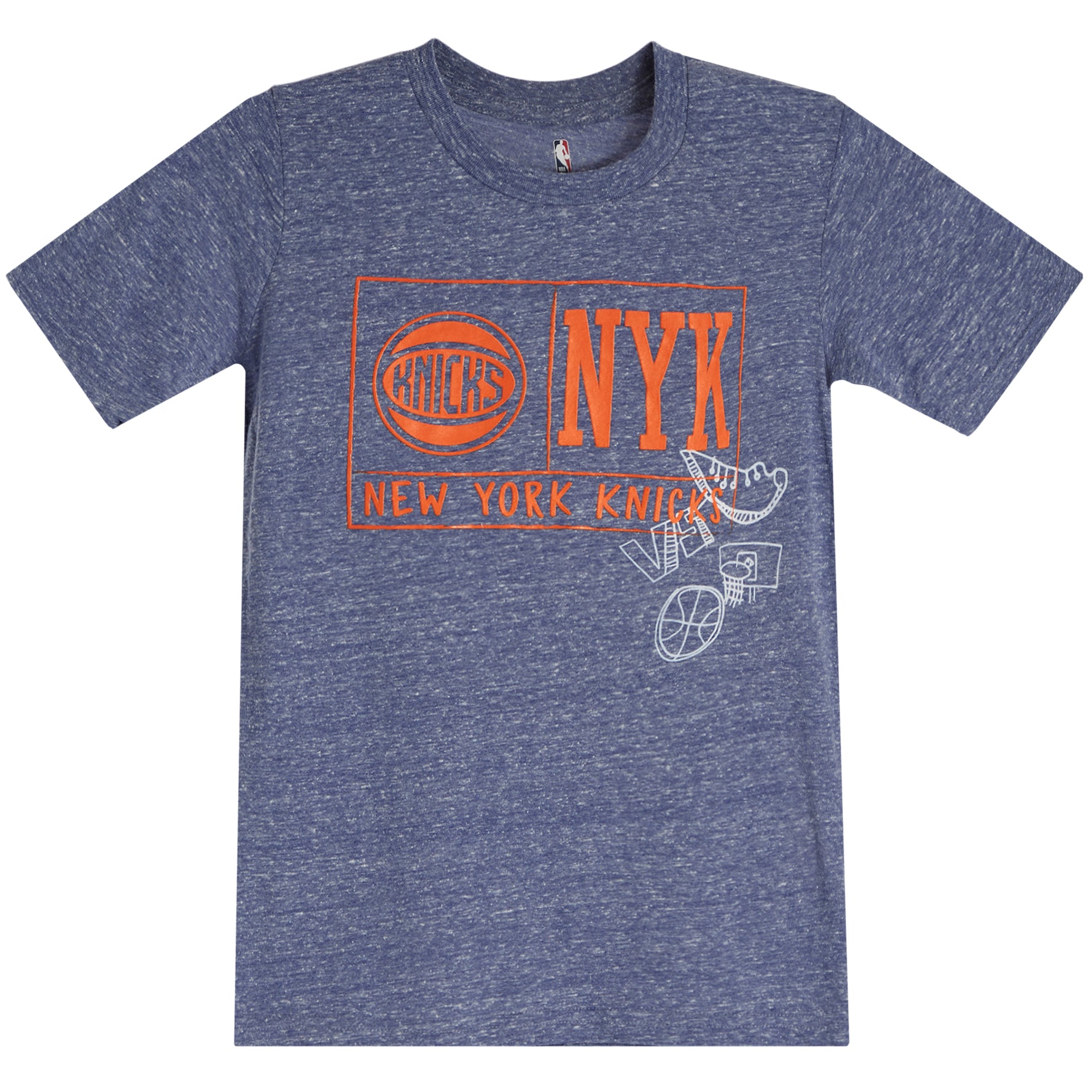 Knicks 48 Minutes Tri Blend Tee - Denny's