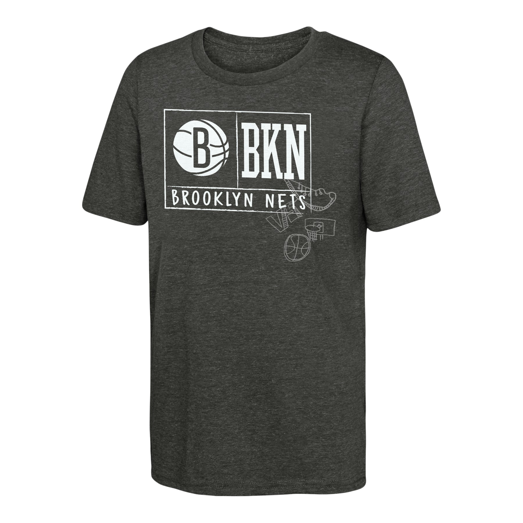 Nets 48 Minutes Tri Blend Tee - Denny's