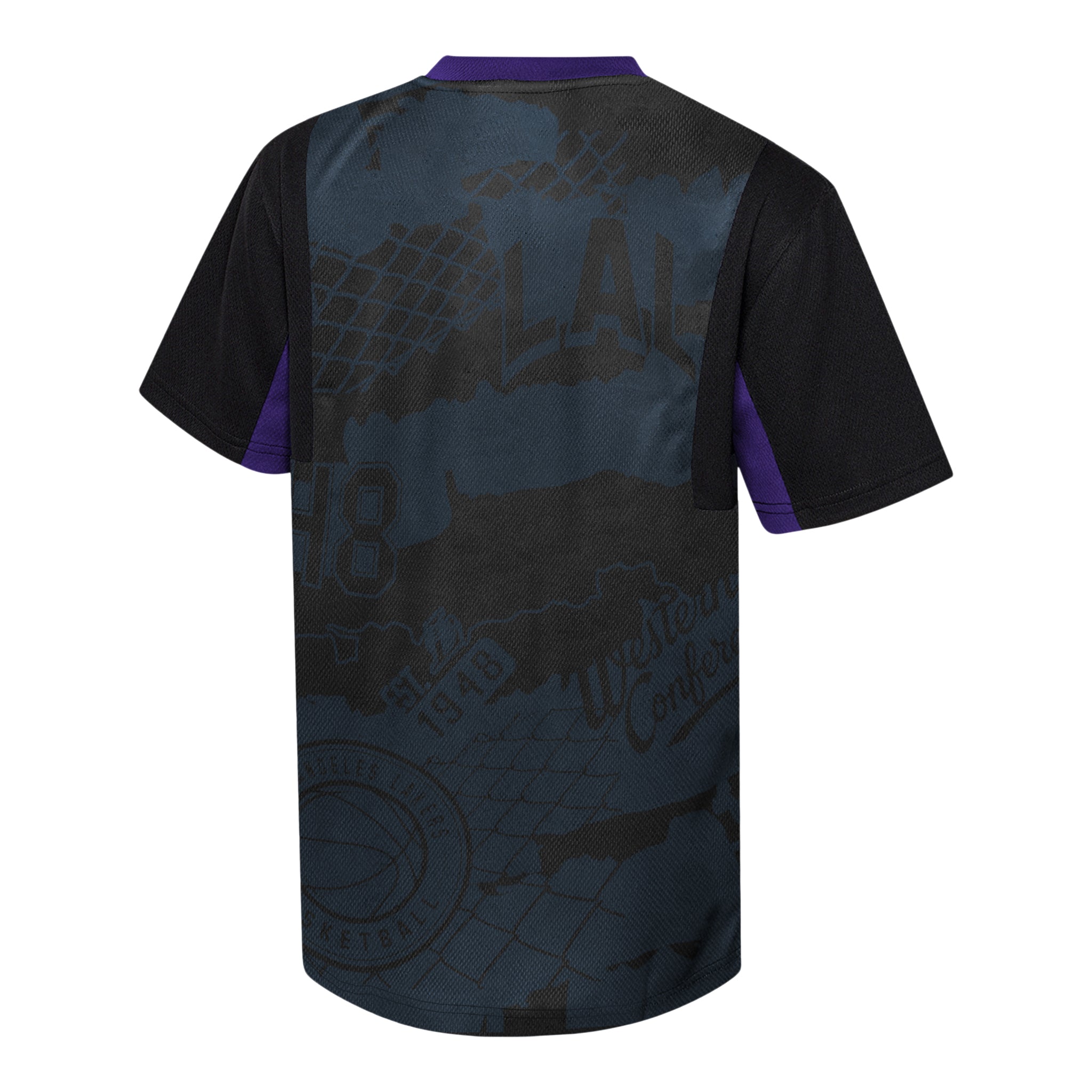Lakers Down Screen Sublimated Shooter Tee - Denny's