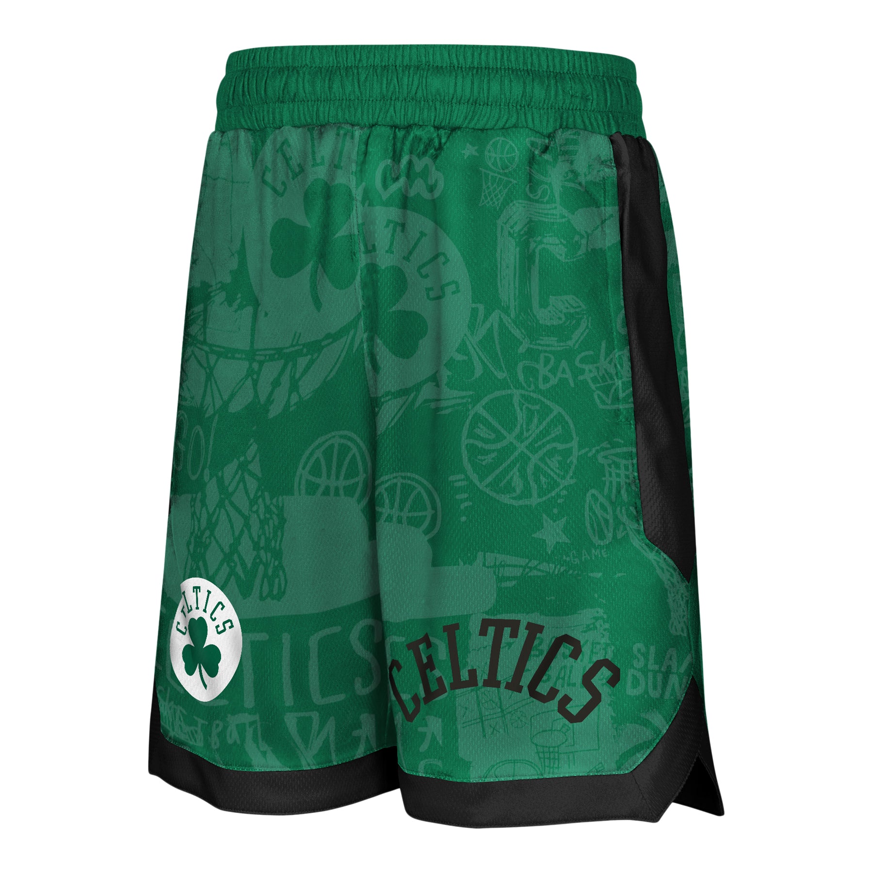 Celtics Street Art Printed Short - Denny's