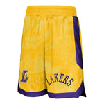 Lakers Street Art Printed Short - Denny's