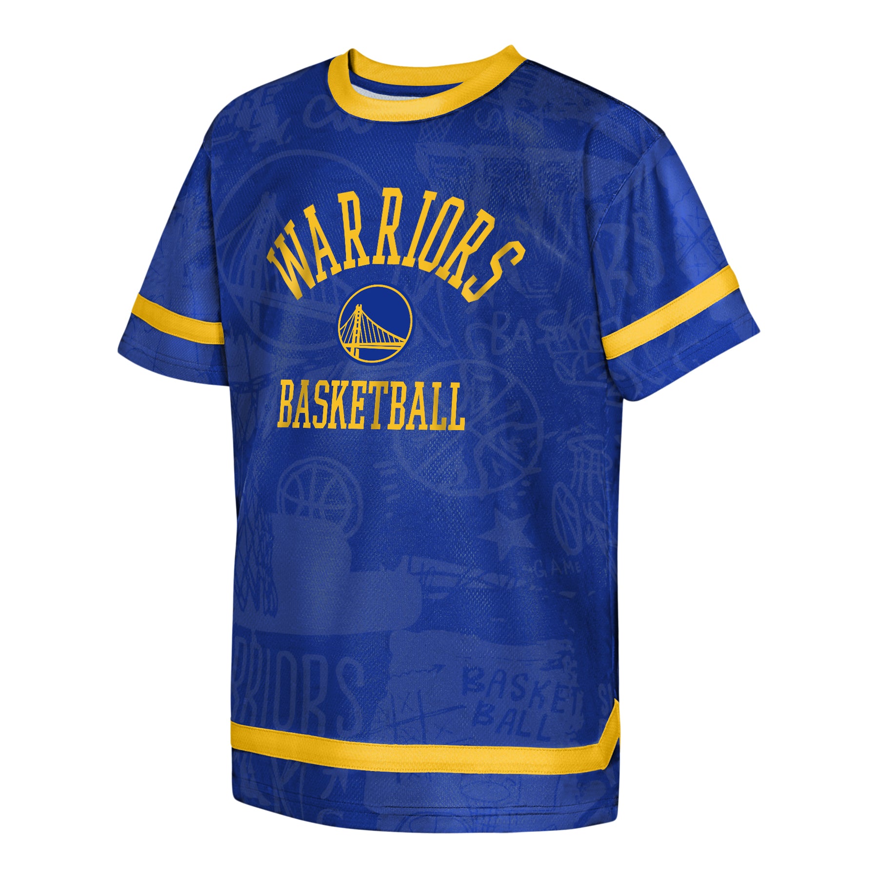Warriors Getting Up Printed Shooter Tee - Denny's