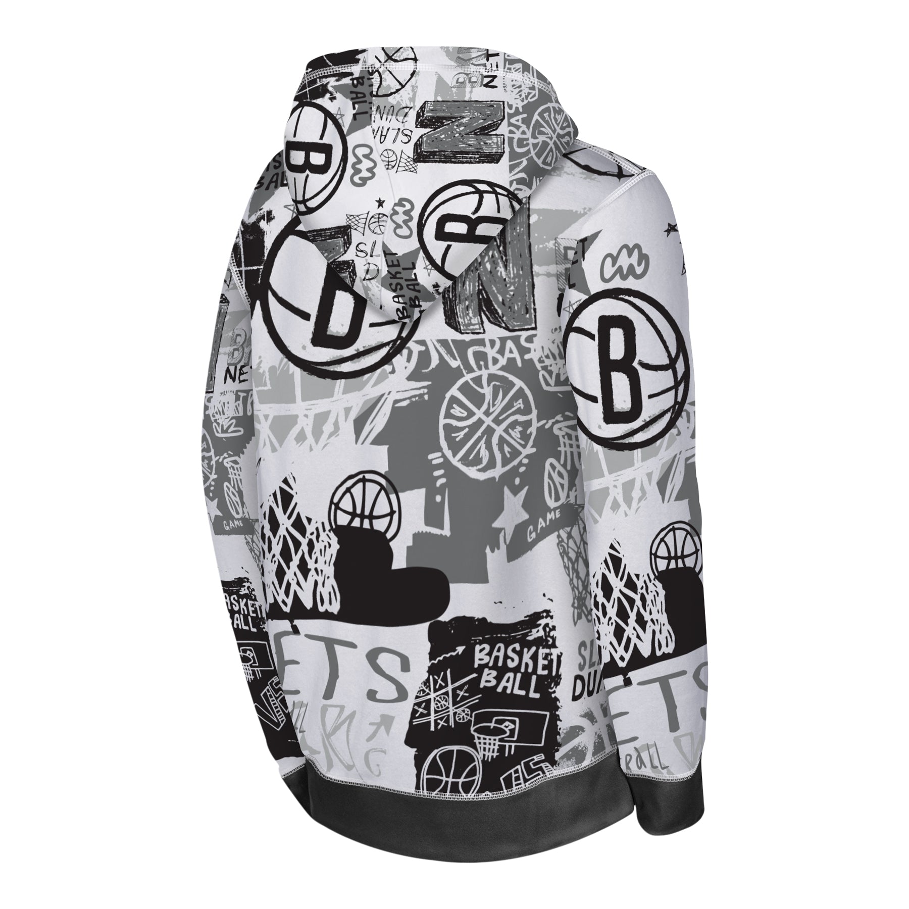 Nets Wild Style Sublimated Hoodie - Denny's
