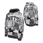 Nets Wild Style Sublimated Hoodie - Denny's