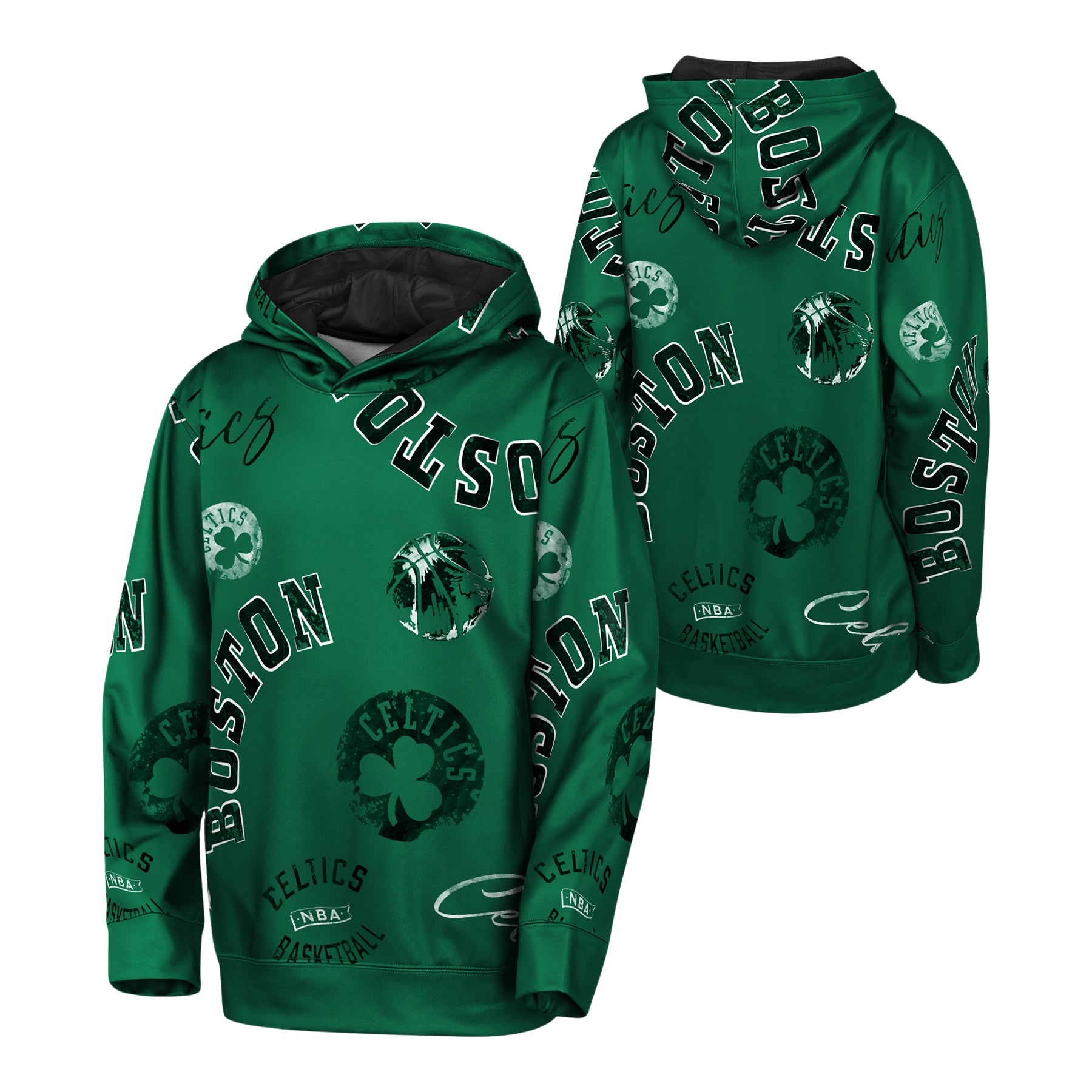 Celtics Moving Violation Sublimated Hoodie - Denny's
