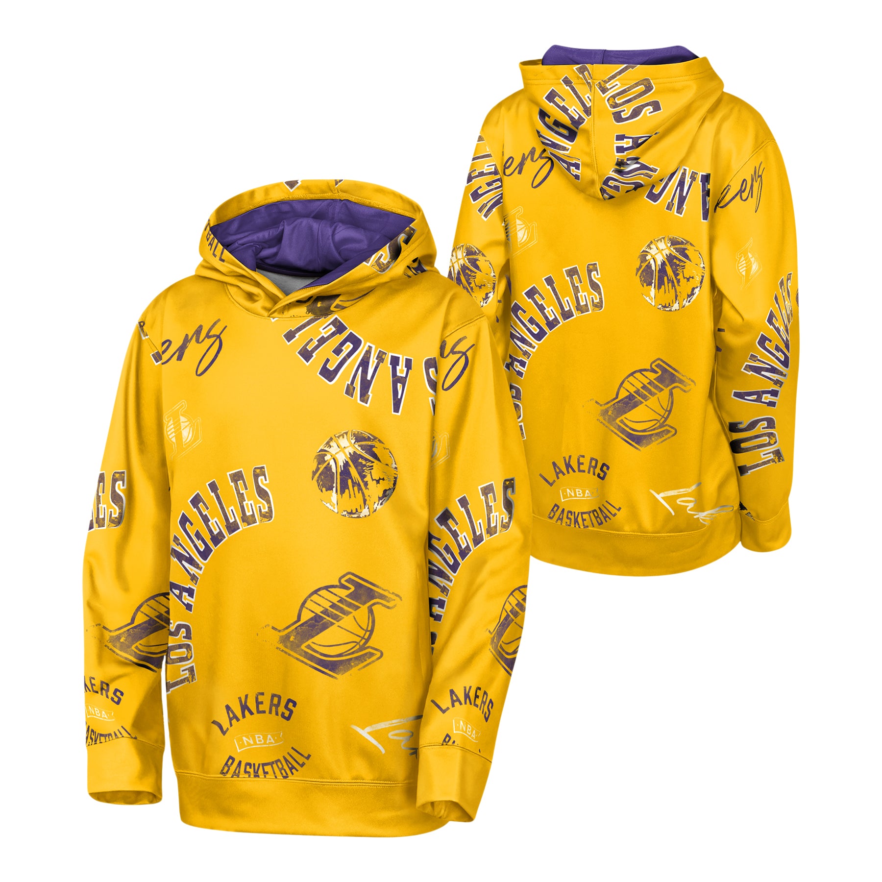 Lakers Moving Violation Sublimated Hoodie - Denny's