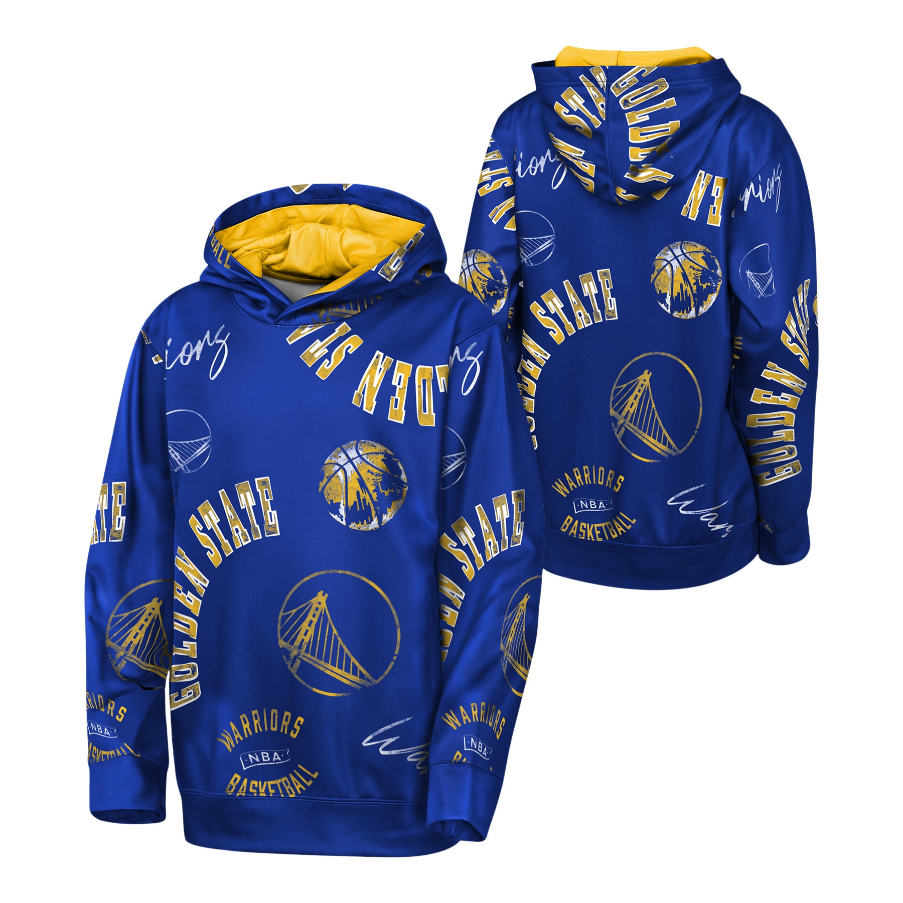 Warriors Moving Violation AOP Sublimation Pullover - Denny's