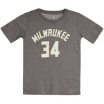 Antetokounpo Bucks Triblend Name & Number Tee - Denny's