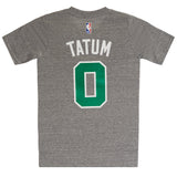 Tatum Celtics Triblend Name and Number Tee - Denny's
