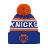 Knicks Youth Cuffed Knit w/Pom Hat