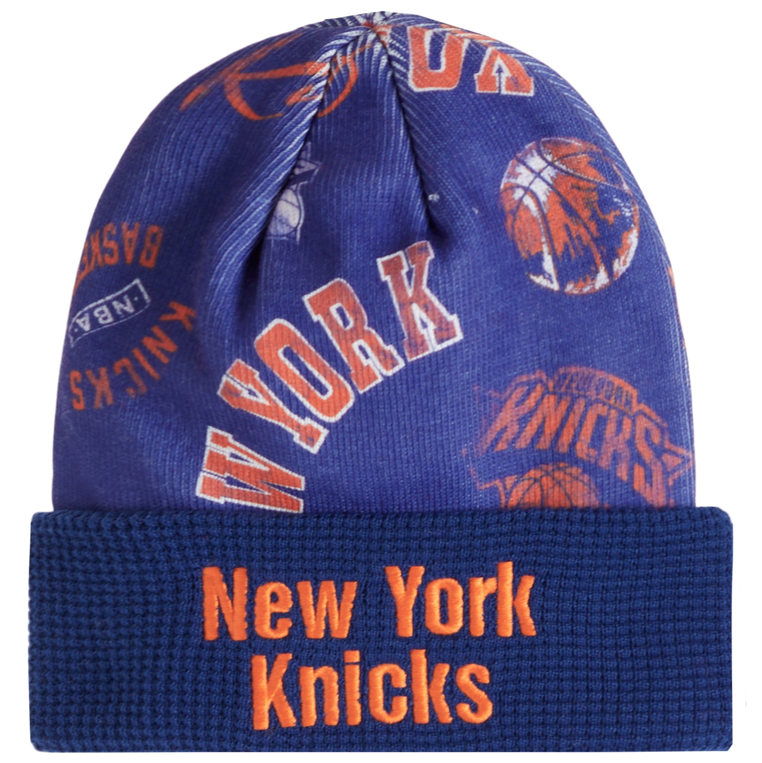 Knicks Street Hooper Cuffed Knit Beanie - Denny's