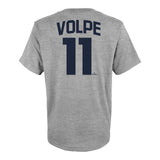 Volpe Yankees Triblend Name & Number Tee - Denny's
