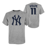 Volpe Yankees Triblend Name & Number Tee - Denny's