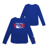 Rangers Cross Ice Long Sleeve Tee - Denny's