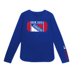Rangers Cross Ice Long Sleeve Tee - Denny's