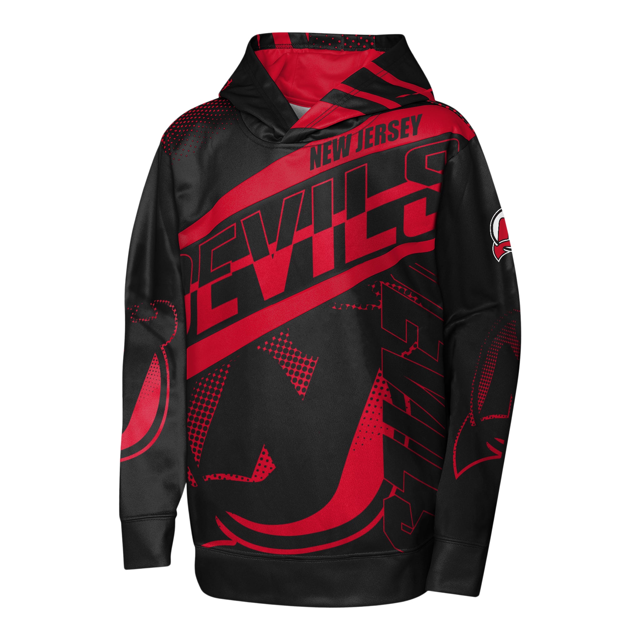 Devils Home Ice Advantage Sublimated Hoodie - Denny's