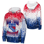 Rangers Frozen Frenzy Sublimated Hoodie - Denny's