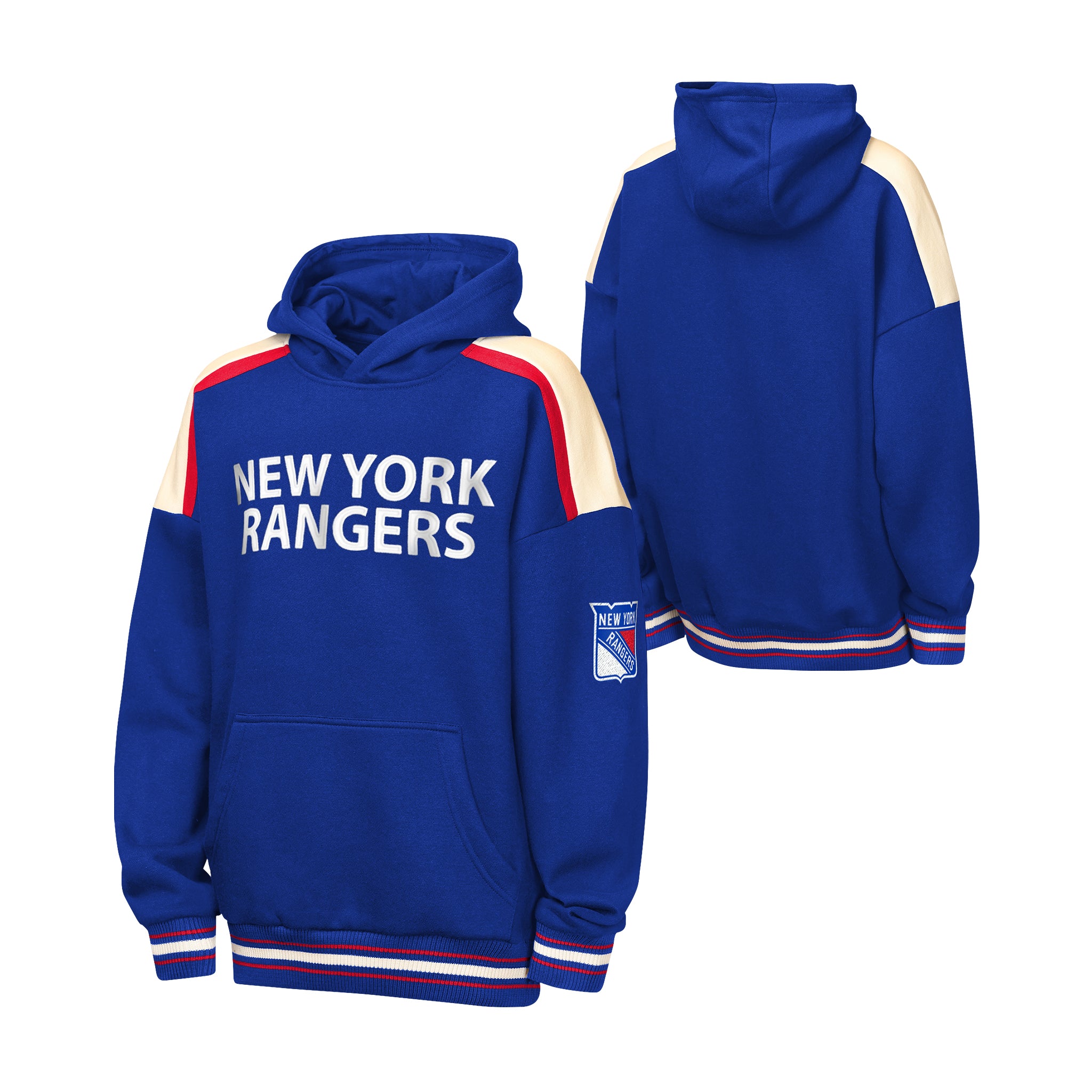 New York Rangers Royal Blue Hooded Sweatshirt