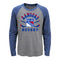 Rangers Cross Stick Triblend Raglan - Denny's