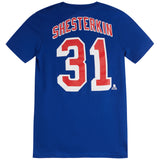 Shesterkin Rangers Flat Name & Number Tee - Denny's