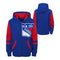 Rangers Face Off Zip Hoodie - Denny's