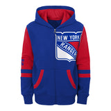 Rangers Face Off Zip Hoodie - Denny's