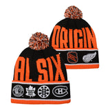 Original Six Large Rib Cuff Knit Hat - Denny's