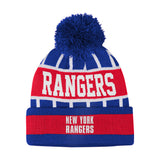 Rangers Go Fast Cuffed Knit With Pom