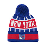 Rangers Go Fast Cuffed Knit With Pom