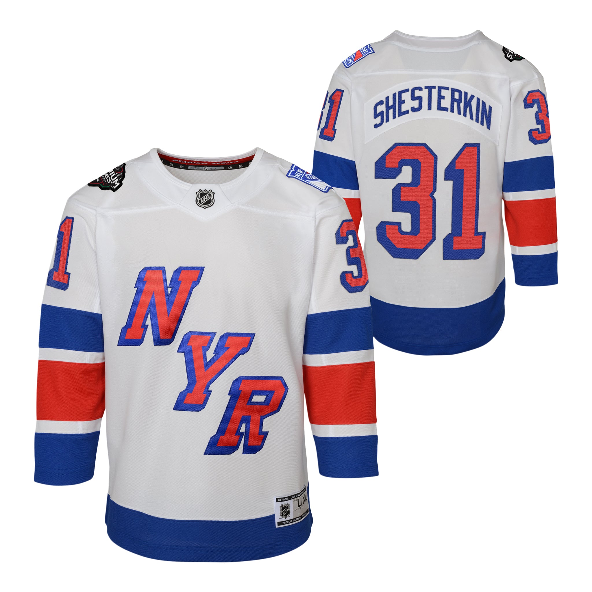 Shesterkin Rangers Premier Stadium Series Jersey - Denny's