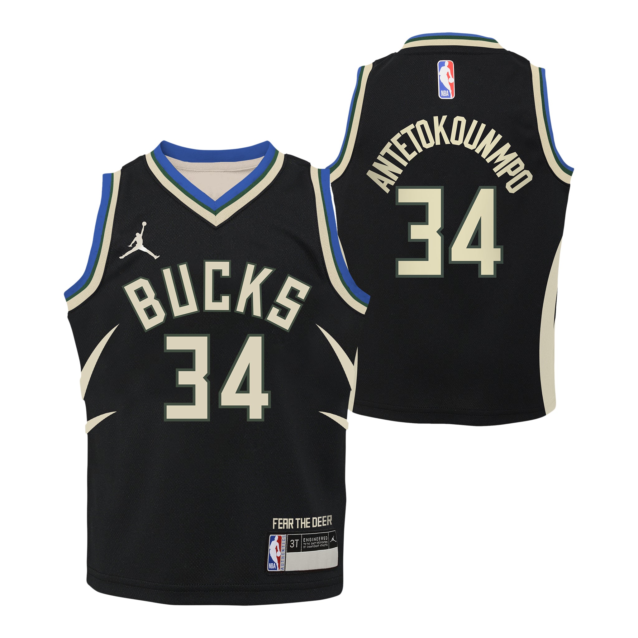 Antetokounmpo Bucks Statement Replica Jersey - Denny's