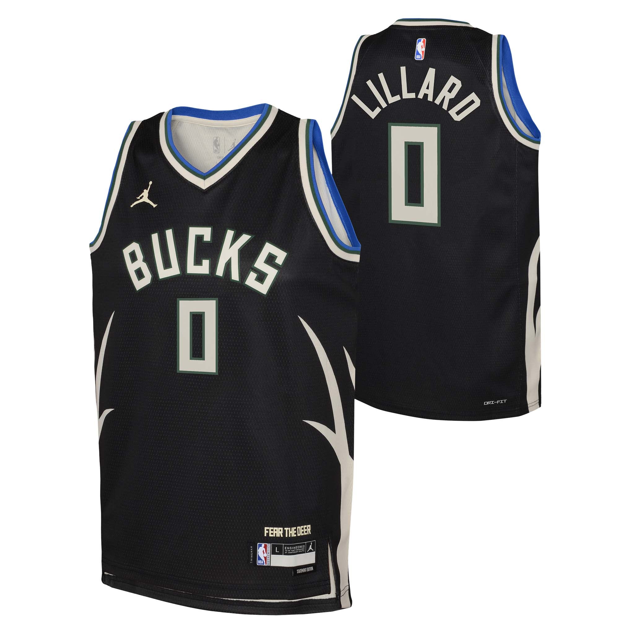 Lillard Bucks Statement Jersey - Denny's