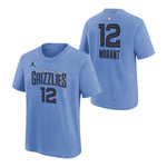 Morant Grizzlies Statement Name & Number Tee - Denny's