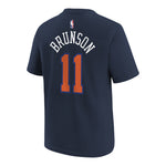 Brunson Knicks Statement Name & Number Tee - Denny's