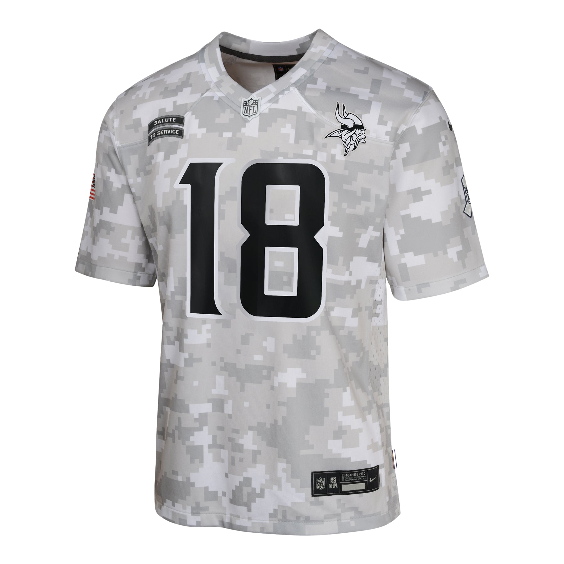 Jefferson Vikings Jersey Salute To Service - Denny's