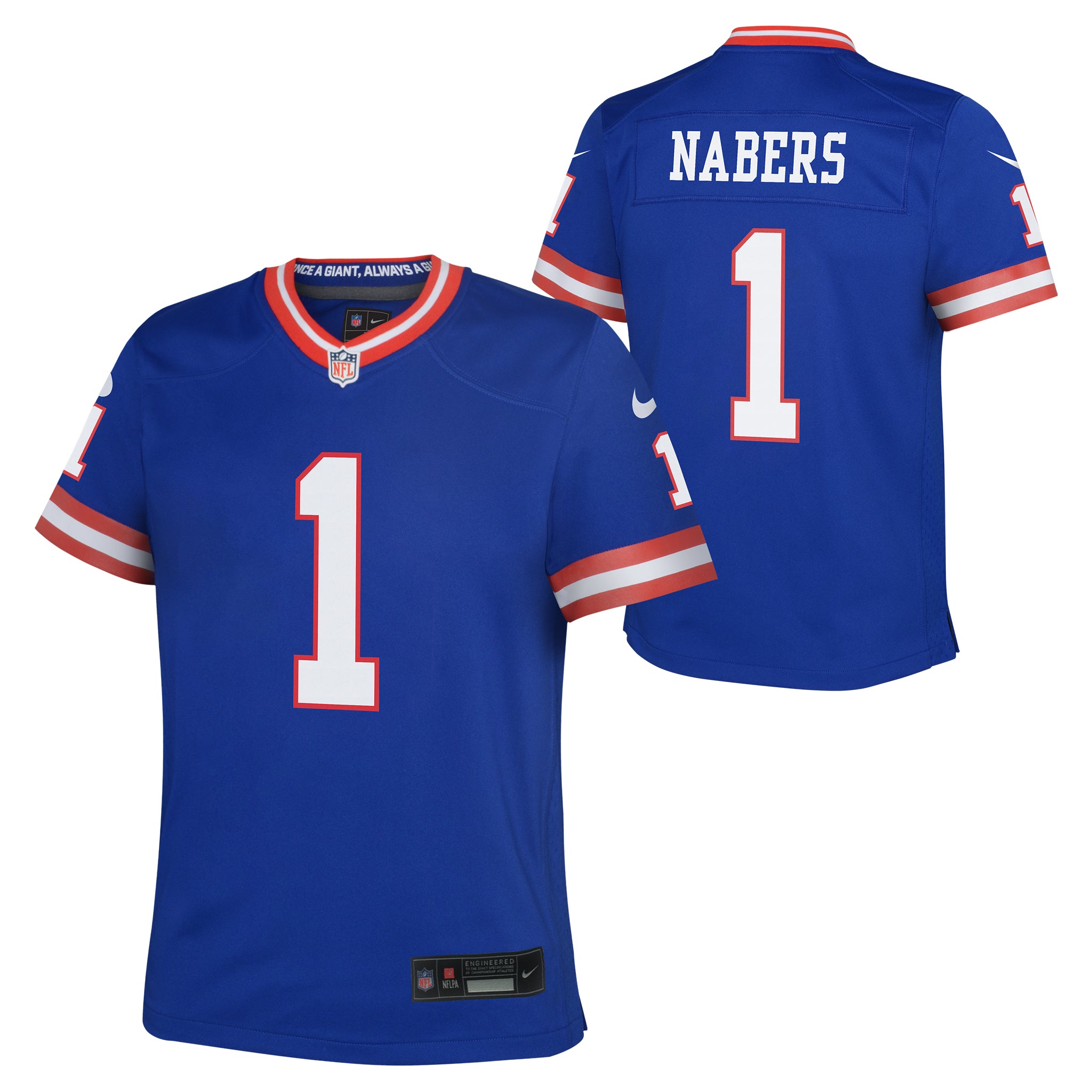 Nabers/Giants Alt Game Jersey - Denny's