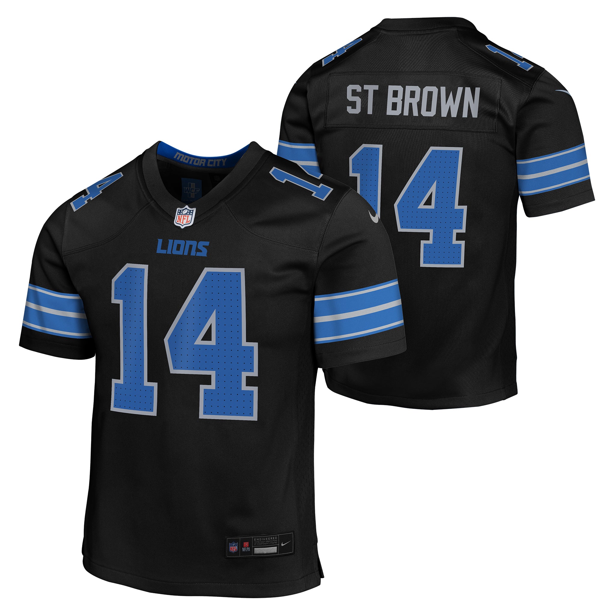 St.Brown Lions Alt Jersey - Denny's
