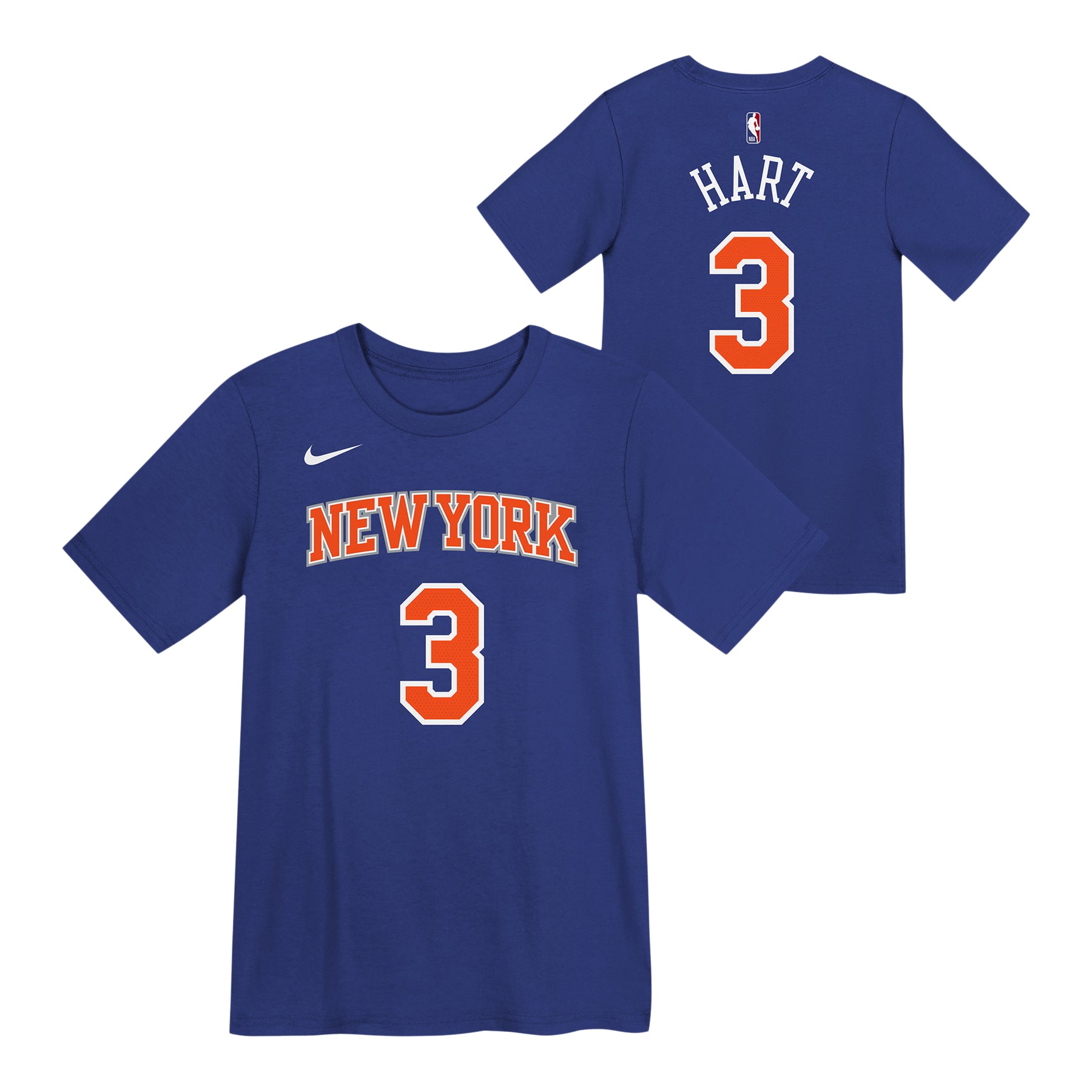 Hart Knicks 4/7 Icon Name and Number Tee - Denny's