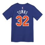 Towns Knicks Name and Number Tee - Denny's