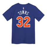 Towns Knicks Name and Number Tee - Denny's