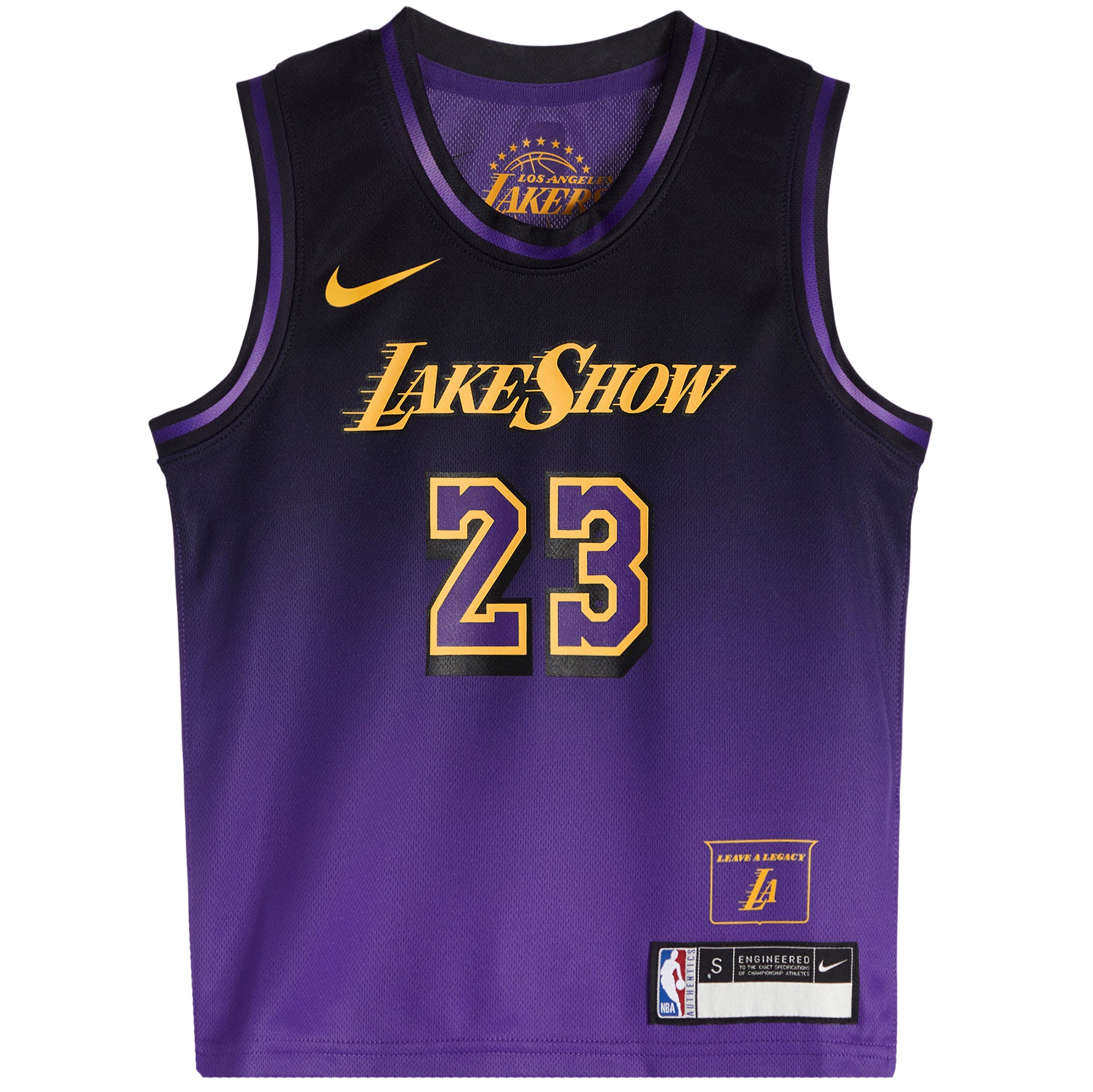 James Lakers Replica City Edition Jersey - Denny's