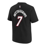 Antetokounmpo Heat Name and Number Tee
