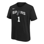 Wembanyama Spurs Name and Number Tee - Denny's
